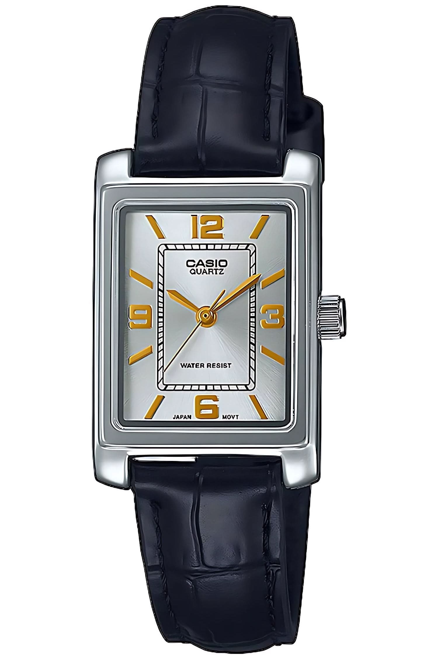 Casio Collection LTP-1234PL-7A2EF Orologio da donna • Design classico • Elegante cinturino in pelle