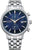 Citizen Chronograph-Uhr mit Eco-Drive, blaues Zifferblatt, Edelstahlarmband