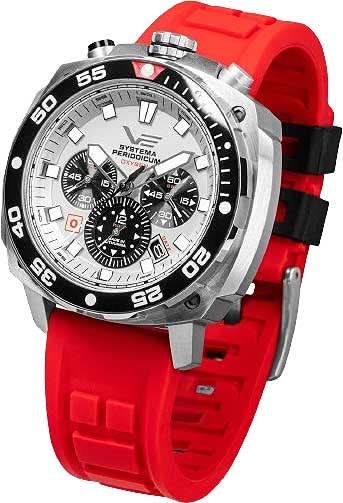 Orologio da uomo Vostok Europe Systema Periodicum VK67-650A722 • Design Bullhead • 20 ATM
