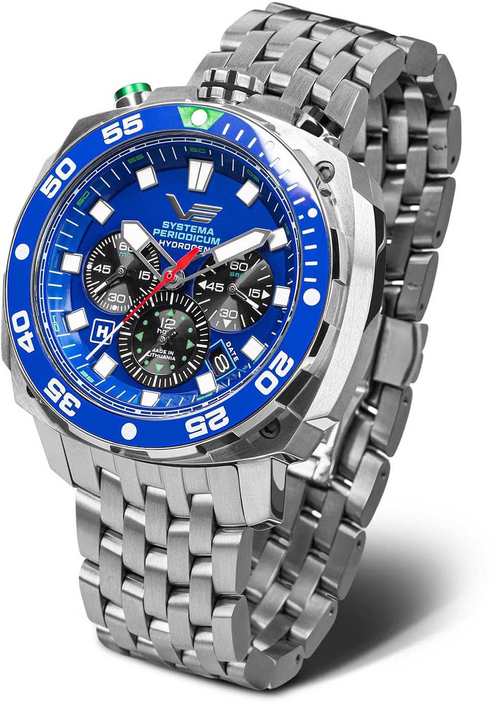 Orologio da uomo Vostok Europe Systema Periodicum VK67-650A720B • Design Bullhead • 20 ATM