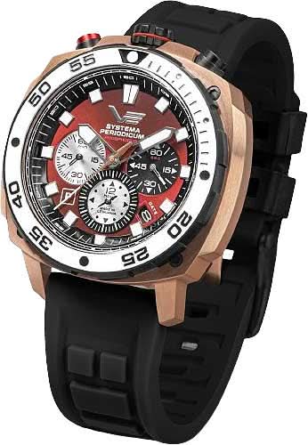Orologio da uomo Vostok Europe Systema Periodicum VK67-650E724 • Design Bullhead • 20 ATM