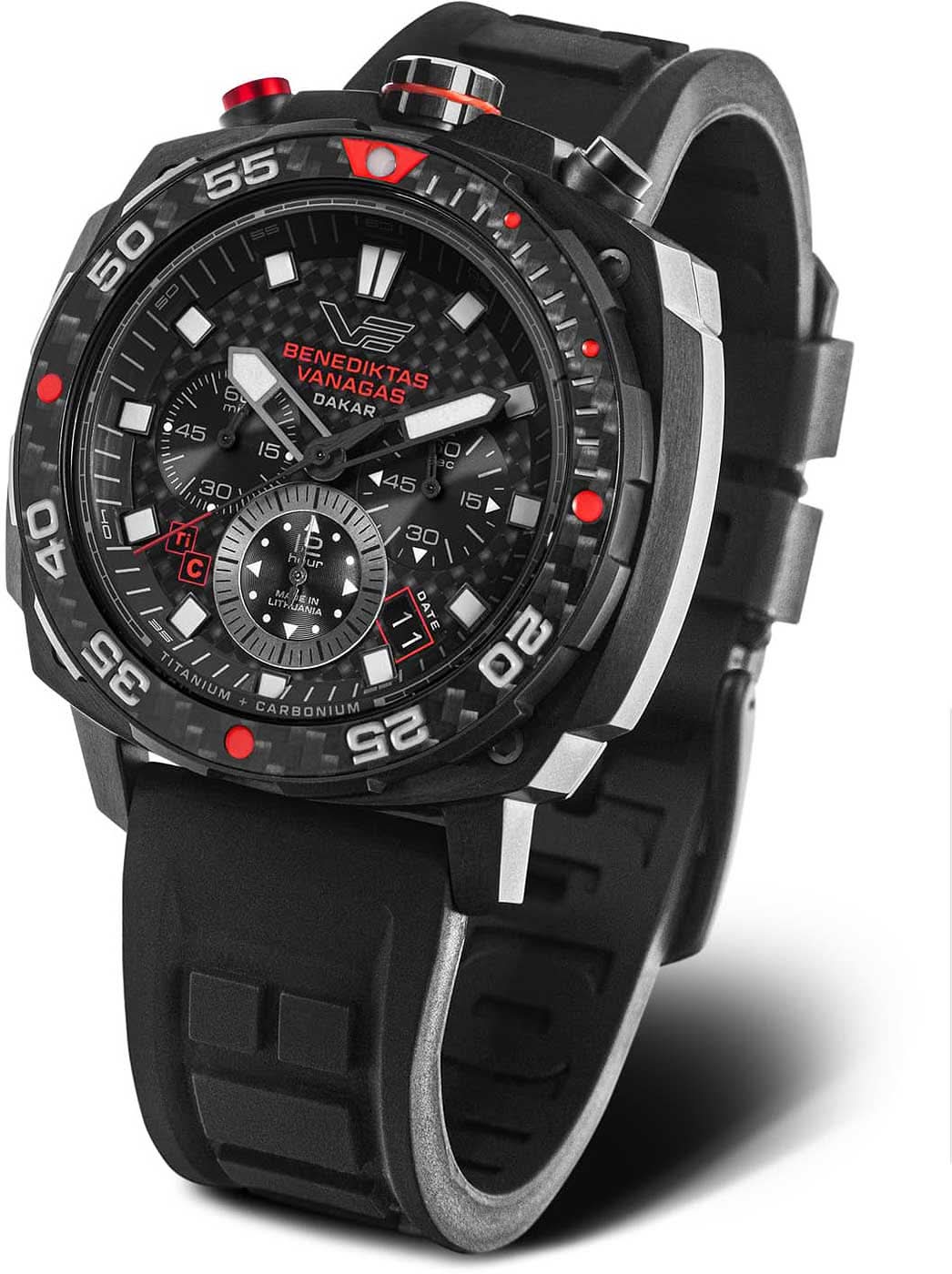 "Orologio da uomo Vostok Europe Rocket N1 VK67-650J740 • Cassa in titanio • Vetro di sicurezza K1"
