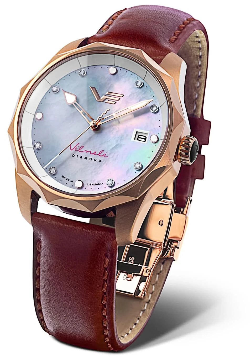 "Orologio da donna Vostok Europe Vilnelė Diamond VS42-125B754 • Solare • Diamanti"