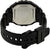 Fondello orologio da uomo Casio con coperchio argentato e cinturino nero