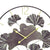 AMS Design W9704 Wanduhr • Ginkgo Metall-Design • Quarzwerk Default Title