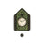 Orologio a pendolo AMS Design W7497 • Inserto in vero muschio • Movimento al quarzo con richiamo del cuculo