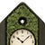 Orologio a pendolo AMS Design W7497 • Inserto in vero muschio • Movimento al quarzo con richiamo del cuculo
