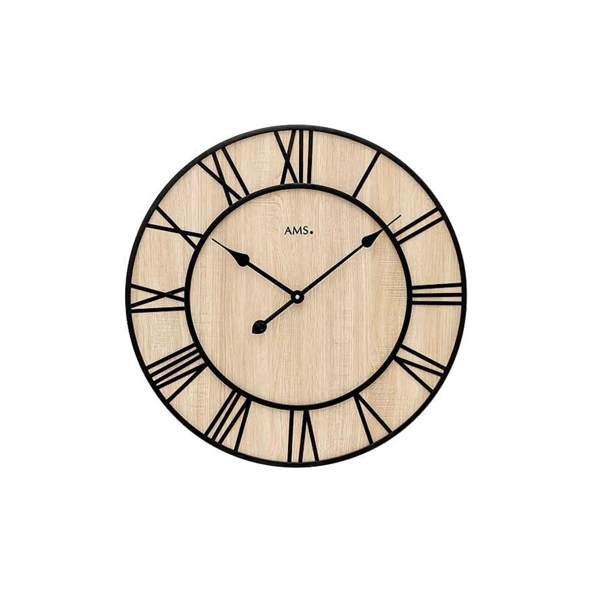 Orologio da parete AMS W9649 Sonoma • Movimento al quarzo • Quadrante in metallo