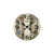 Orologio da parete AMS W9650 stampato brunastro • Movimento al quarzo • Vetro minerale
