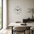 Orologio da parete Hermle 50 cm Ø Legno • Eleganza minimalista • Quadrante trasparente