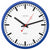 Orologio da parete Hermle 30x30x5 cm acciaio inossidabile • Movimento al quarzo • Design moderno