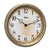 Orologio da parete Hermle 30x30x5 cm ottone • Design vintage • Preciso movimento al quarzo