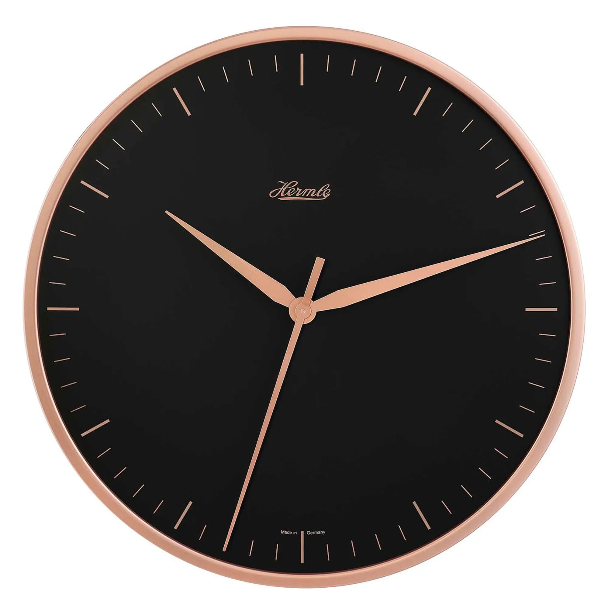 Orologio da parete Hermle 40 cm Ø metallo • Movimento al quarzo silenzioso • Design moderno