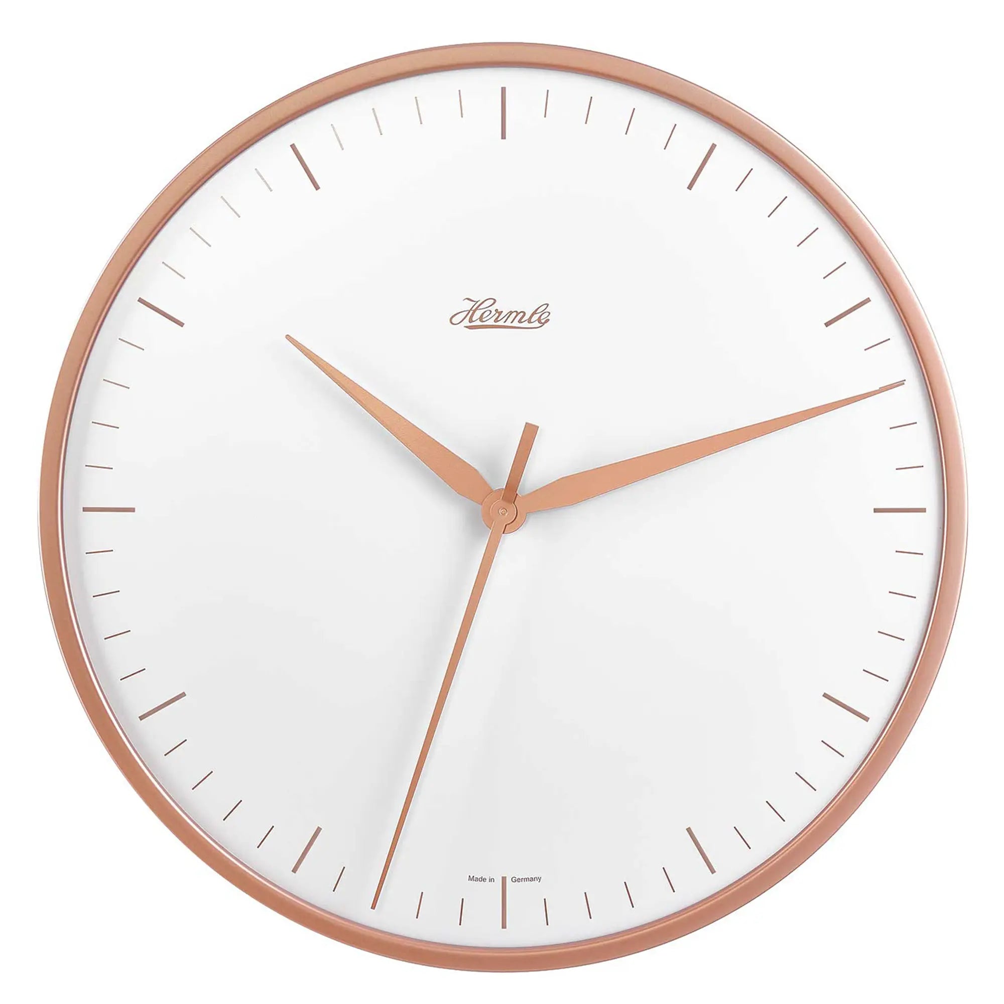 Orologio da parete Hermle 40 cm Ø metallo • Movimento al quarzo silenzioso • Design elegante