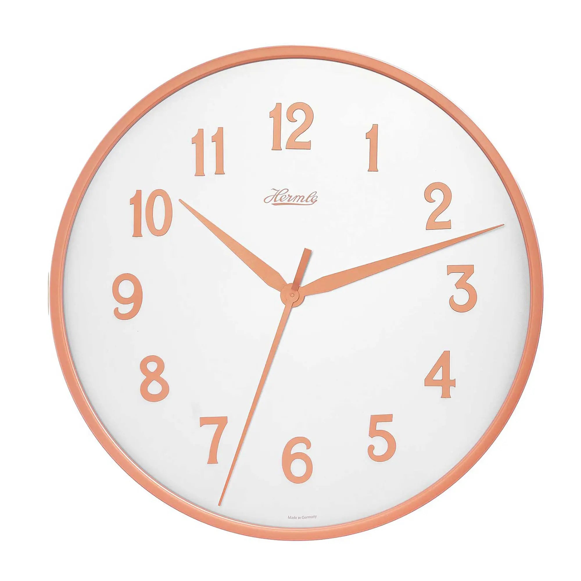 Orologio da parete Hermle 40 cm Ø metallo • movimento al quarzo • silenzioso