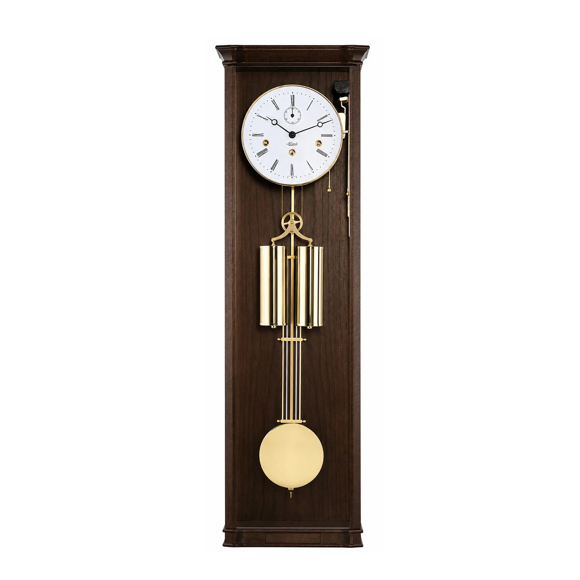 Orologio da parete Hermle 87,5x25x13,5 cm noce • Melodia Westminster • Spegnimento notturno automatico