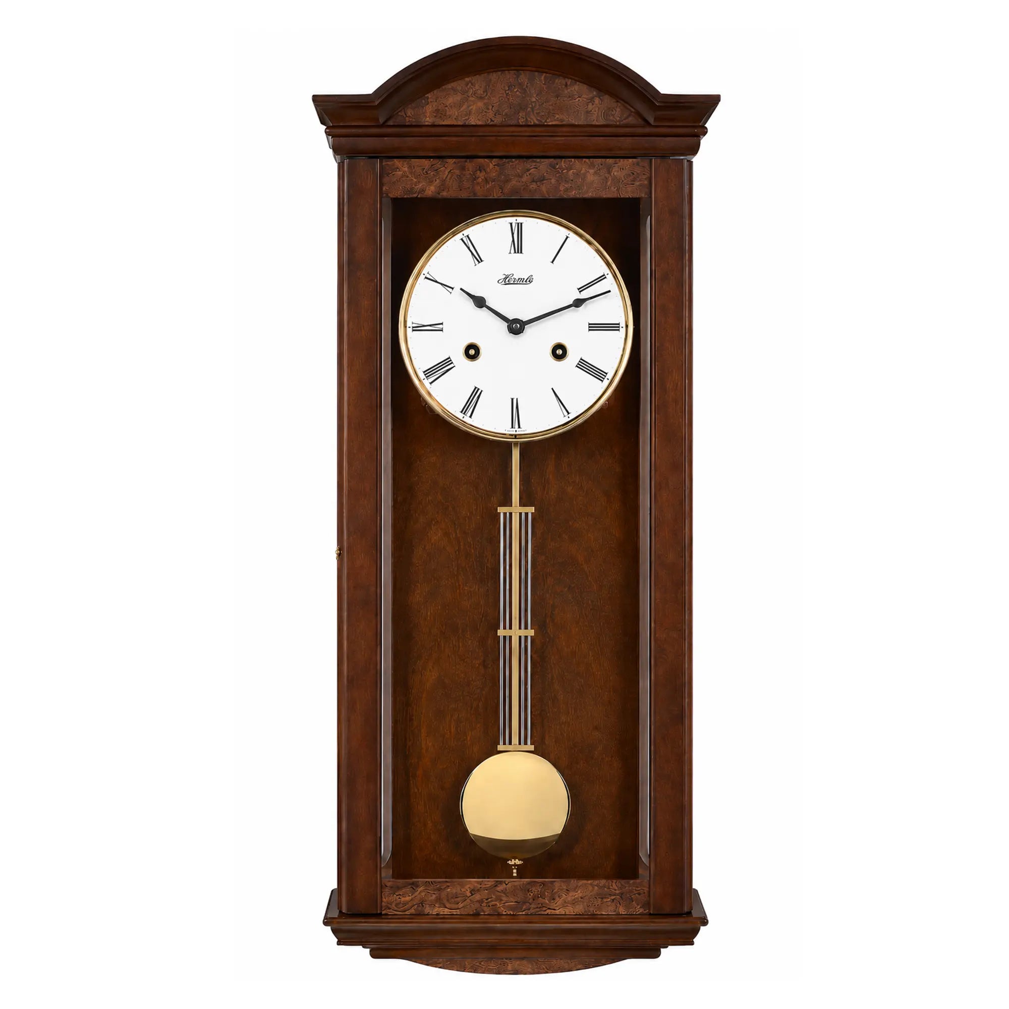 Orologio da parete Hermle 66x25x14 cm Legno • Suoneria Westminster • Spegnimento notturno • Made in Germany
