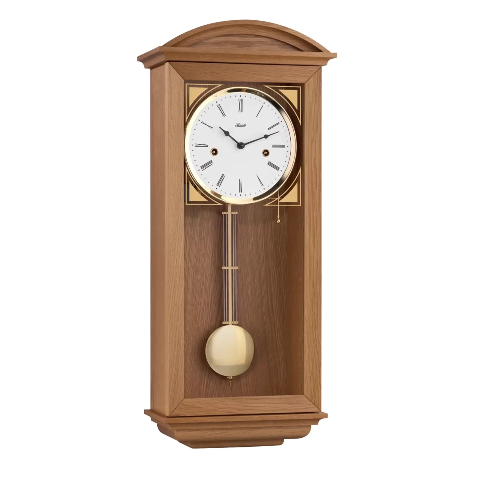 Orologio da parete Hermle 64x27,5x15 cm Legno • Suono di mezz'ora • Design moderno