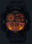 Orologio da uomo Casio con display digitale, cassa nera, illuminazione rossa, 100 m.