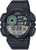 Orologio da uomo Casio con display digitale, cassa nera, illuminazione verde, 100 m.