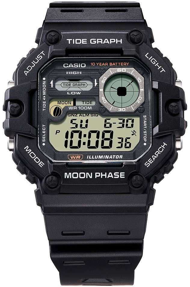 Casio Collection WS-1700H-1AVEF Orologio da uomo • Batteria 10 anni • Dati luna e maree