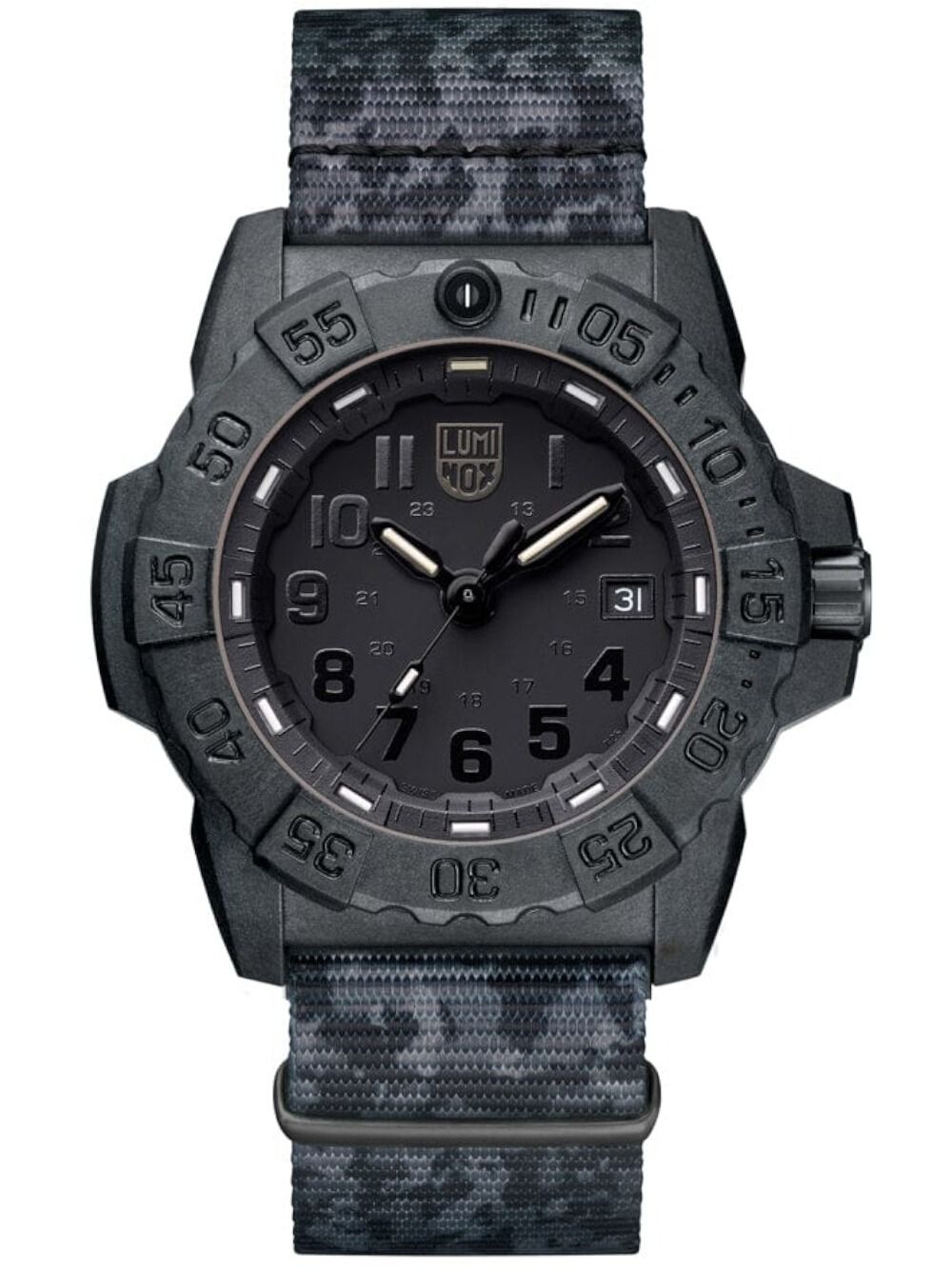 Luminox Navy Seal CE01.BO Herrenuhr Schwarz • CARBONOX™-Gehäuse • 200 m wasserdicht