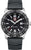 Orologio subacqueo da uomo con quadrante nero, lunetta e cinturino in silicone nero