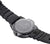Fondello Luminox con incisione in rilievo e cinturino nero; bordo avvitato.