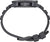 Luminox cinturino nero con fibbia ad ardiglione e passante stampato.