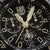 Herrenarmbanduhr, Nahansicht des Zifferblatts mit Chronographen-Zählern und LUMINOX-Logo