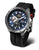 Orologio da uomo Vostok Europe Almaz con quadrante blu e cinturino in caucciù nero