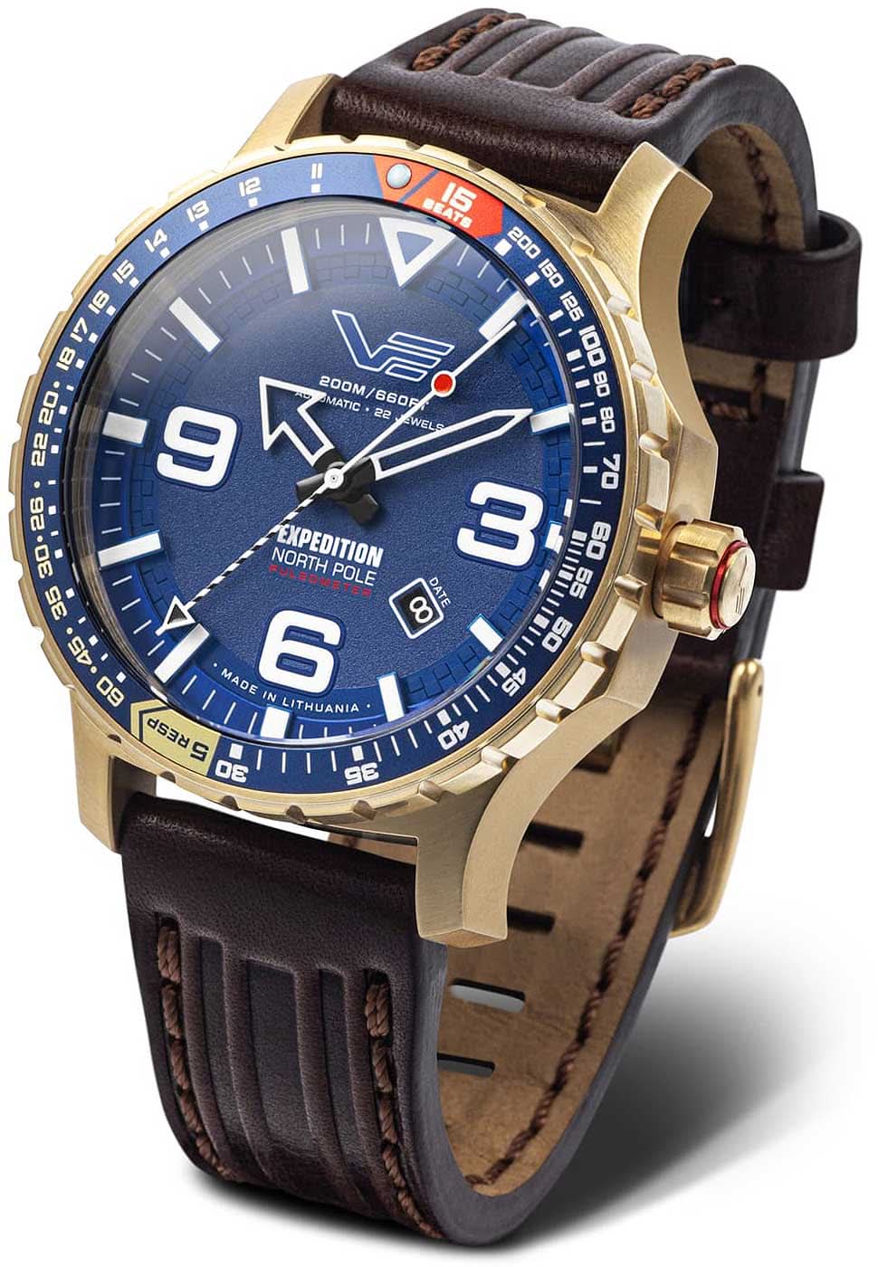 Orologio da uomo Vostok Europe Expedition North Pole-1 YN55-597B730 • 20 ATM • Vetro K1