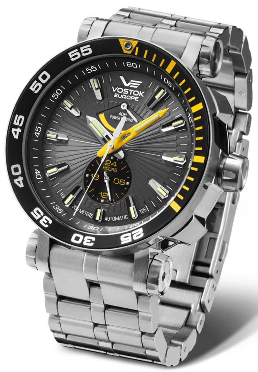 Orologio da uomo Vostok Europe Energia YN84-575A539 • Luce al trizio • 30 ATM