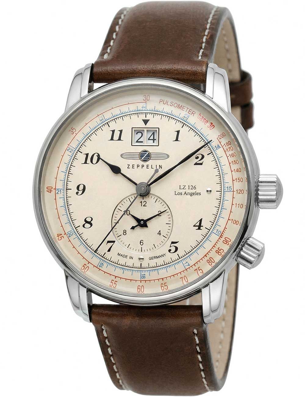 Zeppelin LZ-127 8644-5 Herrenuhr Schwarz • Quarzwerk • 5 ATM wasserdicht