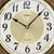 Wanduhr-Zifferblatt mit AMS. und „Westminster“, beiges Design, römische Zahlen