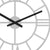 Orologio da parete Hermle 50 cm Ø Legno • Eleganza minimalista • Quadrante trasparente