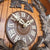 Rombach & Haas TRADITION 3460-N Orologio da Parete Legno (scuro) • Movimento Meccanico 8 Giorni • Orologio Gufo Intagliato a Mano
