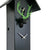 Rombach & Haas Classic SL35-H-2/grün/silber Orologio da Parete Verde • Movimento Meccanico 8 Giorni • Elementi in Legno Intagliati a Mano