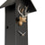 Rombach & Haas Classic SL35 H-2/G Orologio da Parete Nero/Argento/Oro • Movimento Meccanico 8 Giorni • Autentico Orologio a Cucù della Foresta Nera