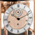 Orologio da tavolo Hermle 35x29x29 cm Legno, Vetro, Ottone • Indicatore astrologico Tellurio • Meccanismo di rintocco Westminster