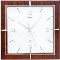 Orologio da parete radiocontrollato moderno 29 x 29 x 5 cm - AMS Modell: 5834
