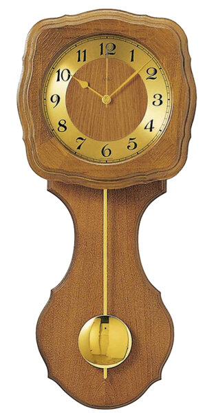 Orologio da parete radiocontrollato con carillon Westminster/Bim-Bam - AMS Modell: 5162/4