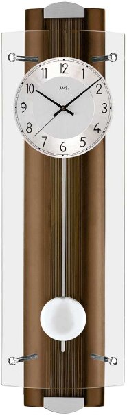 Orologio a pendolo classico quadrante diamantato - AMS Modell: 5259/1