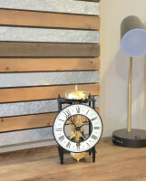 Orologio da tavolo nero con suoneria a campana - Hermle Modello: 23001-000711