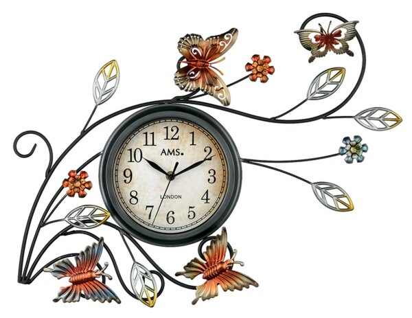 Orologio da parete moderno 57 x 43 x 5 cm - AMS Modello: 9446