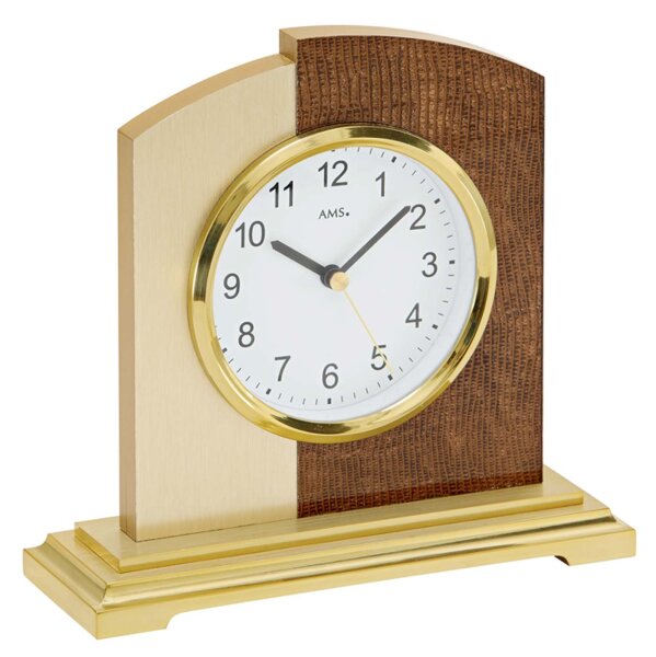 Orologio da tavolo radiocontrollato moderno con cassa in legno - AMS Modello: 5145