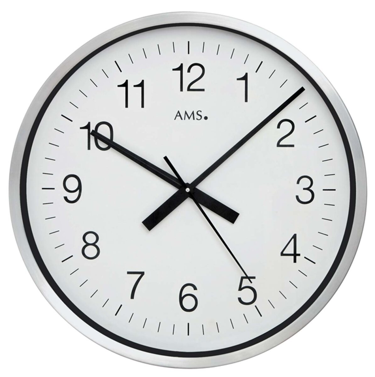 Orologio da Parete Moderno in Rilievo con Decorazioni Materiche e Foglia Argento - Astral