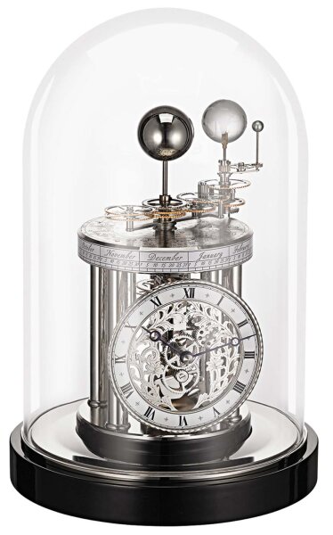 Orologio da tavolo cromato nero - Hermle Modello: 22836-742987