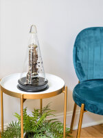 Orologio da tavolo nero con suoneria a campana - Hermle Modello: 22995-740791