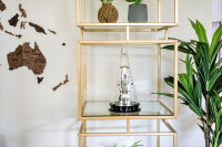 Orologio da tavolo nero con suoneria a campana - Hermle Modello: 22995-740791